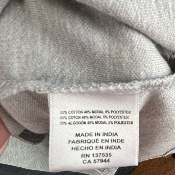 Mizzen+Main Men’s Light Gray Quarter Zip-Up Sweater Sz XXL - Picture 5 of 7